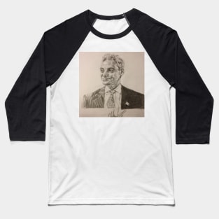 RAHM EMMANUEL PORTRAIT IN PENCIL Baseball T-Shirt